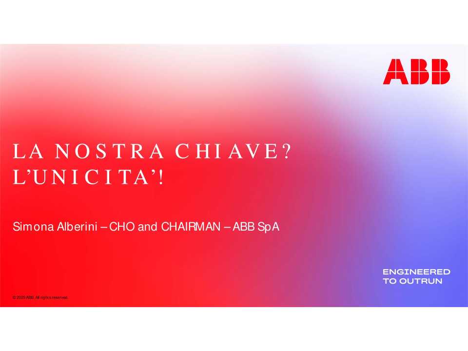 La nostra chiave? L’unicità!